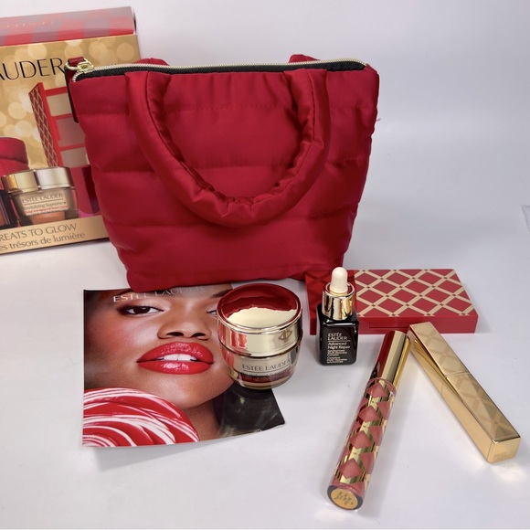 Estée Lauder 6 Piece Set "Treats To Glow" (2 Full Sizes) NIB - Picture 4 of 12